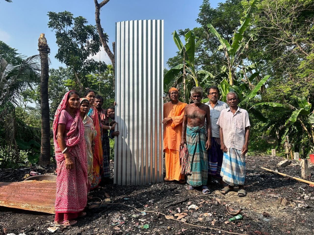 Fire   Relief at Gopalganj