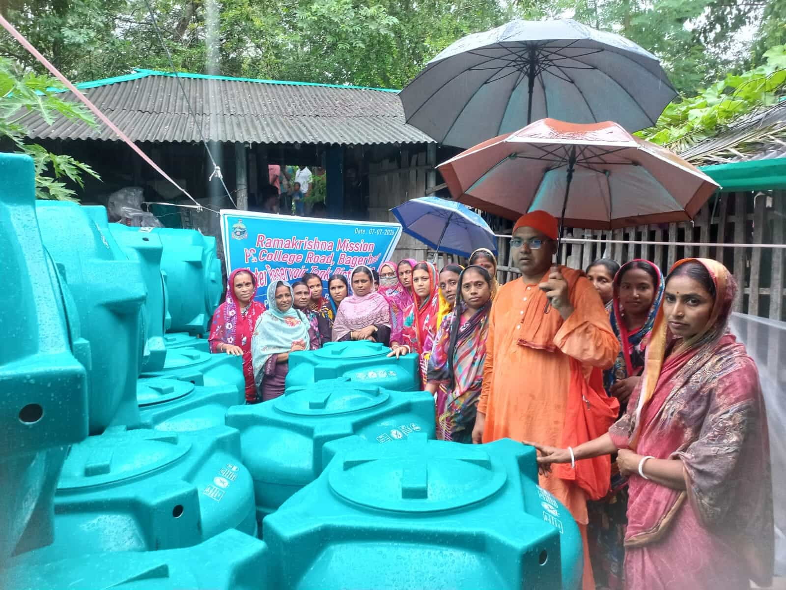 Water Reservoir Tank Distribution at Satkhira 