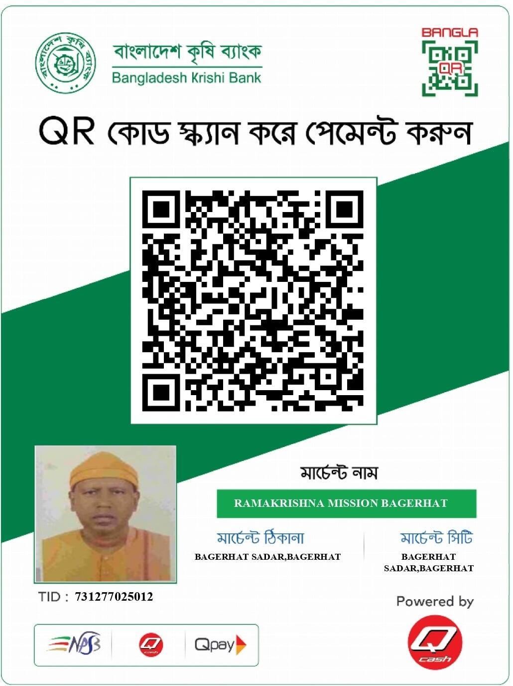 You may Scan the QR Code and Pay directly.